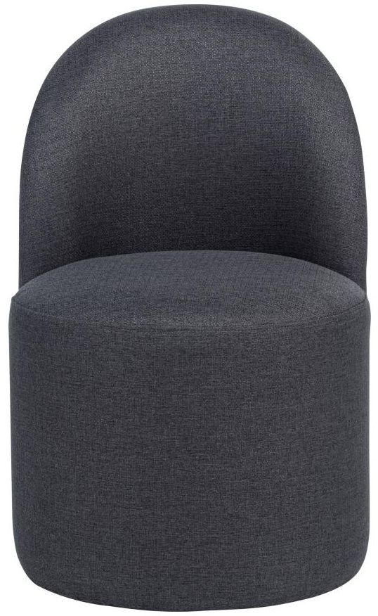 Coaster® Aubrey 2-Piece Charcoal Upholstered Barrel Dining Side Chair Set-3