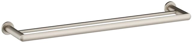 KOHLER® Kumin™ Vibrant Brushed Nickel 24" Double Towel Bar-0