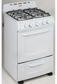 Avanti® 24" White Freestanding Gas Range-2