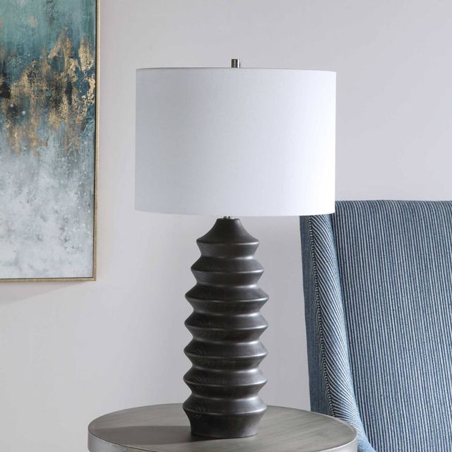 Uttermost® Uplift Black Table Lamp-1