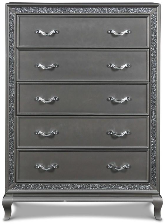 New Classic® Home Furnishings Park Imperial Pewter Chest-0