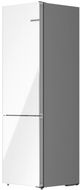 Bosch® 800 Series 24" 12.8 Cu. Ft. White Glass Counter Depth Bottom Freezer Refrigerator-3