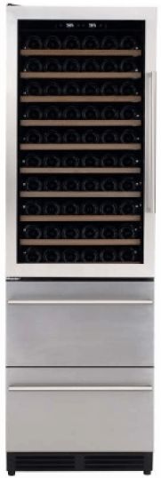 Vitara Primo 24" Stainless Steel Wine Cooler with Beverage Center