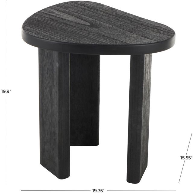 Deco Marche Black Heart Inspired Side Table-2