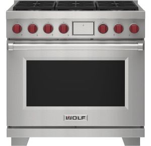Wolf 36" Pro Style Natural Gas Range