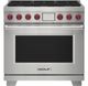Wolf® 36" Stainless Steel Pro Style Dual Fuel Range-0
