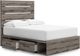 Signature Design by Ashley® Graystorm Brown Gray Queen Panel Bed with Storage-3