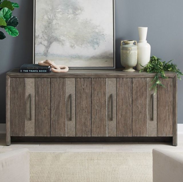 Liberty Furniture Lafayette Weathered Tobacco 76" Accent Cabinet-1