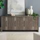 Liberty Furniture Lafayette Weathered Tobacco 76" Accent Cabinet-1