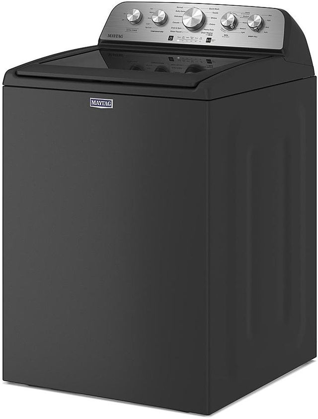 Maytag® 4.7 Cu. Ft. Volcano Black Top Load Washer Dual Finish Lid-1