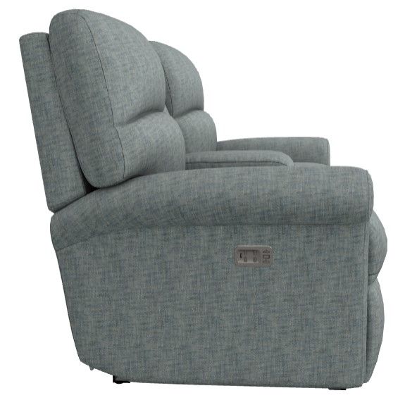 La-Z-Boy® Robin Indigo Power Reclining Loveseat with Console, Headrest, and Lumbar-2