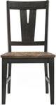 Intercon Harper Brushed Brown/Pecan Splat Back Side Chair-2