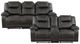 Homelegance® Gainesville 2-Piece Chocolate Power Reclining Living Room Seating Set-0