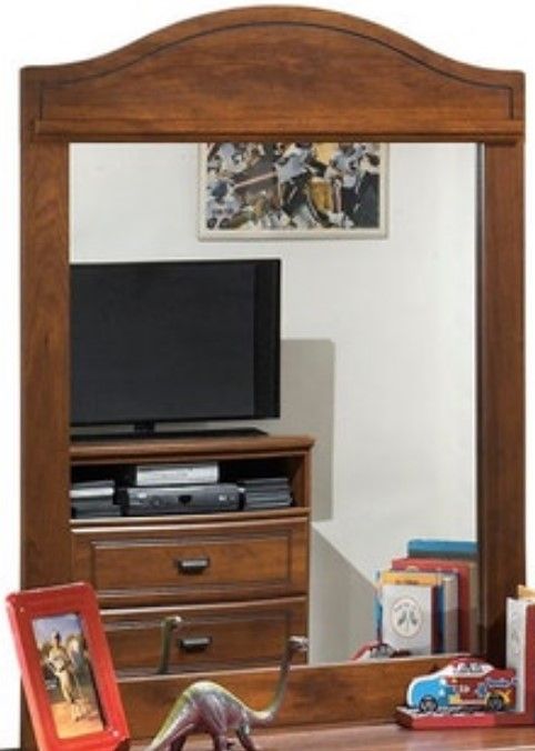 Signature Design by Ashley® Barchan 5-Piece Medium Brown Full Panel Bookcase Bed Set-3