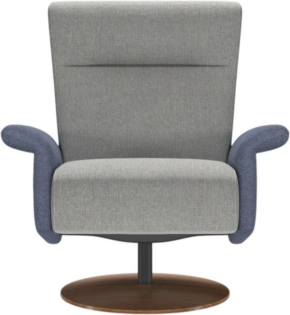 American Leather® Customizable Harlowe Fabric Manual Recliner-1