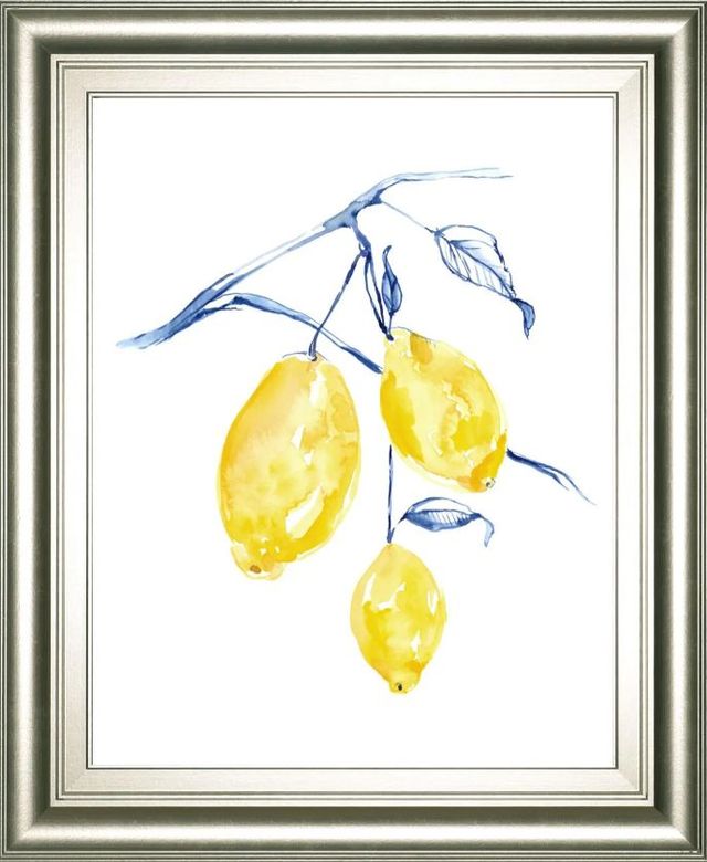 Classy Art Watercolor Lemons I by Jennifer Goldberger Wall Art-0