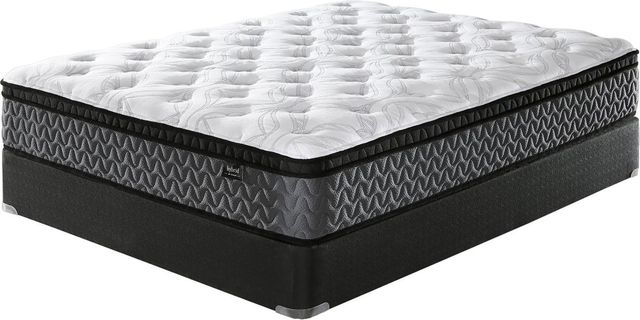 Sierra Sleep® By Ashley Peak Hybrid Medium Euro Top Twin Mattress in a Box-2