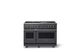 Viking® 7 Series 48" Cast Black Pro Style Dual Fuel Range with 12" Griddle-0
