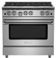 BlueStar® RNB Series 36" Stainless Steel Pro Style Liquid Propane Gas Range-0