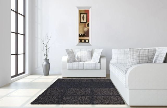 Classy Art Radius Panel I by Kimberly Poloson Mirror Framed Wall Art-3