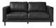 Elements International Hampton Fiero Charcoal Sofa-1