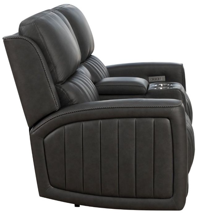 BarcaLounger® Pierce Homerun Dark Gray Power Reclining Loveseat-3