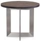 Bassett® Furniture BenchMade Andover 28'' Oak Round End Table-1