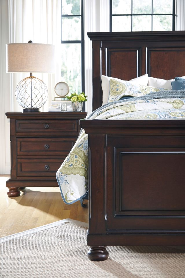 Millennium® By Ashley Porter Rustic Brown Queen Panel Bed-1