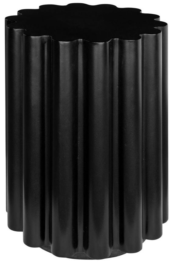 Moe's Home Collection Taffy Black Concrete Outdoor Accent Table-0