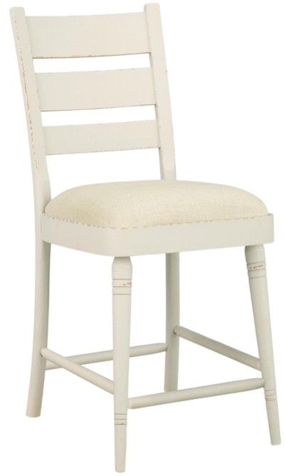 Legacy Classic Lake House Sailcloth Ladder Back Counter Stool-0