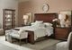 Hooker® Furniture Charleston Black Cherry/Chateau Linen Bed Bench-1