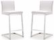 TOV Furniture Parma White Steel 2-Piece Counter Stool Set-0