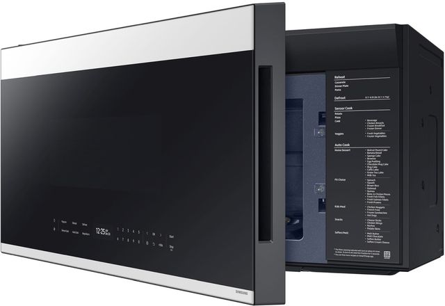 Samsung Bespoke 2.1 Cu. Ft. White Glass Over The Range Microwave-2