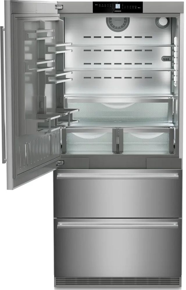 Liebherr 36" 19.5 Cu. Ft. Stainless Steel Counter Depth Bottom Freezer Refrigerator-1