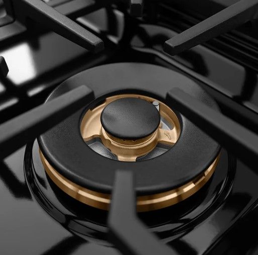 ZLINE Autograph Edition Paramount 30" 4.2 Cu. Ft. Stainless Steel Gas Range with 4 Burner DuoPro™ Cooktop, Convection Gas Oven, White Matte Door and Champagne Bronze Accents-3