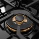 ZLINE Autograph Edition Paramount 30" 4.2 Cu. Ft. Satin Stainless Steel Gas Range with 4 Burner DuoPro™ Cooktop and Convection Gas Oven with White Matte Door and Champagne Bronze Accents-4