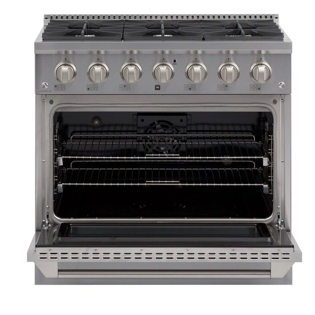 Brama 36" Stainless Steel Dual Fuel Range-3