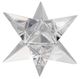A & B Home Clear Small Crystal Star Ornament-1