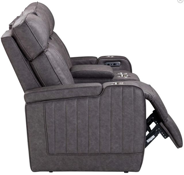 Parker House® Equinox Mercury Power Theater Reclining Loveseat with Headrest-4