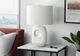 Monarch Specialties Inc. White Ceramic Table Lamp -2