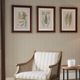 Olliix by Martha Stewart Lady Fern Collection 3 Piece Set Green Single Mat Framed Graphic-4