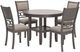 Signature Design by Ashley® Wrenning 5-Piece Gray Dining Table Set-0