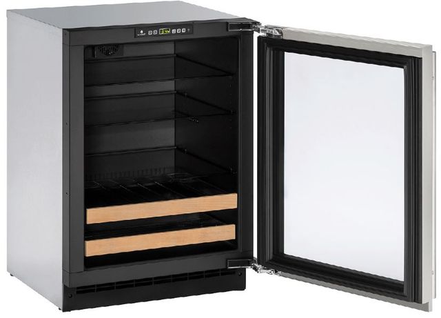 U-Line® 2000 Series 4.9 Cu. Ft. Stainless Steel Wine Cooler-1