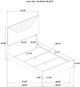 Coaster® Ives 5-Piece Gray High Gloss Queen Panel Bedroom Set-2