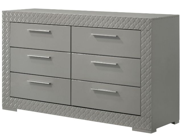 Coaster® Ives Gray High Gloss Dresser-2
