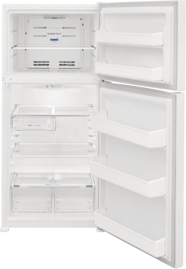 Frigidaire® 30" 18.3 Cu. Ft. White Top Freezer Refrigerator-1