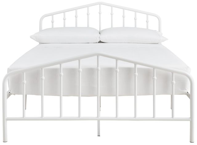 Signature Design by Ashley® Trentlore White Full Metal Bed-3