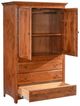 Archbold Furniture Customizable Shaker Armoire-1
