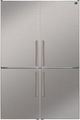 Forno Custodia 48” 20.6 Cu. Ft. Stainless Steel Counter Depth Bottom Freezer Refrigerator with Ice Maker-0