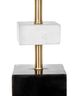 A & B Home Black/White 15" Table Lamp-2